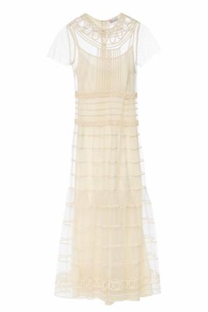 Sheer dress with ruffle, zdjęcie 1 Sheer dress with ruffle od Valentino Red